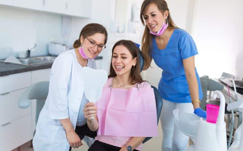 dental hygienist will discuss your oral health with you